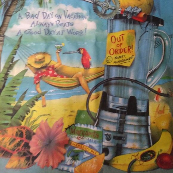 Vintage Caribbean Soul Parrot Graphic Tank Top - Picture 4 of 14